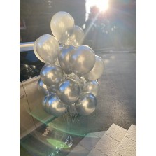 Набор шаров «21 серебряный Хром» 