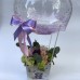 «Волшебный шар» с цветами + акварельная открытка ручной работы